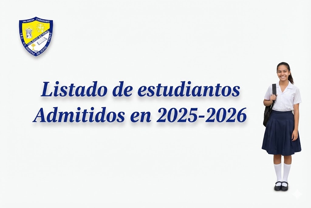 Listado de estudiantes admitidos U.E Colegio Betania